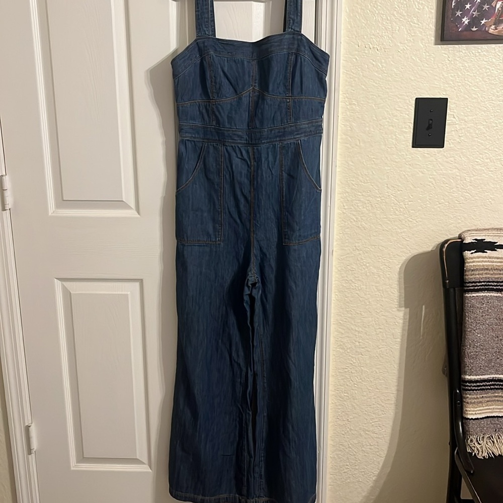 Anthropologie denim jumpsuit - Picture 5 of 13